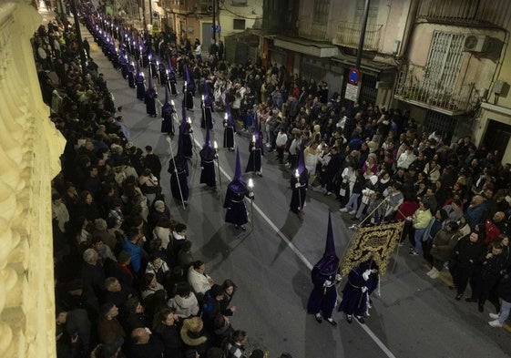 Una procesión en Cartagena, la pasada Semana Santa.