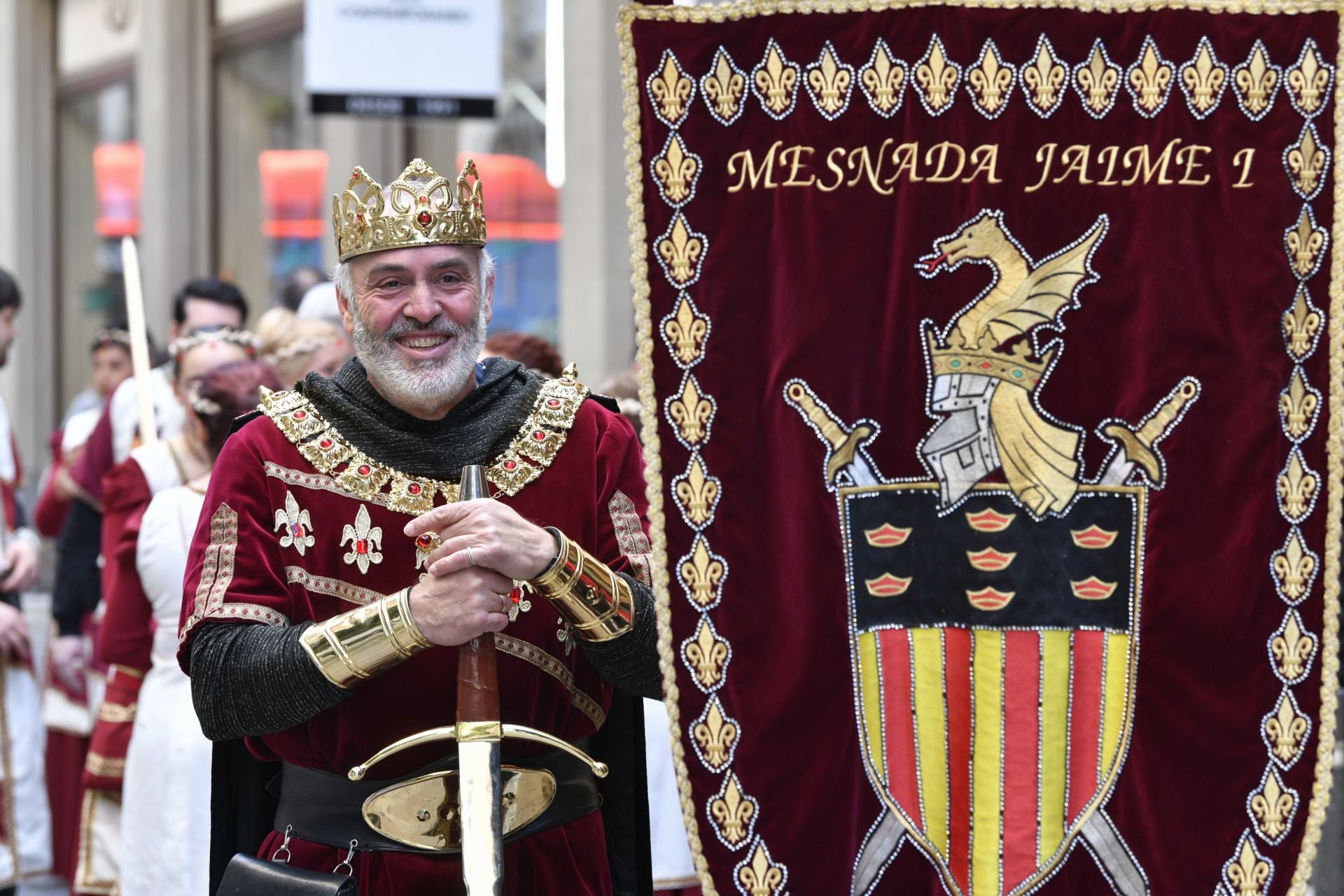 El desfile de entrada de Jaime I a Murcia, en imágenes