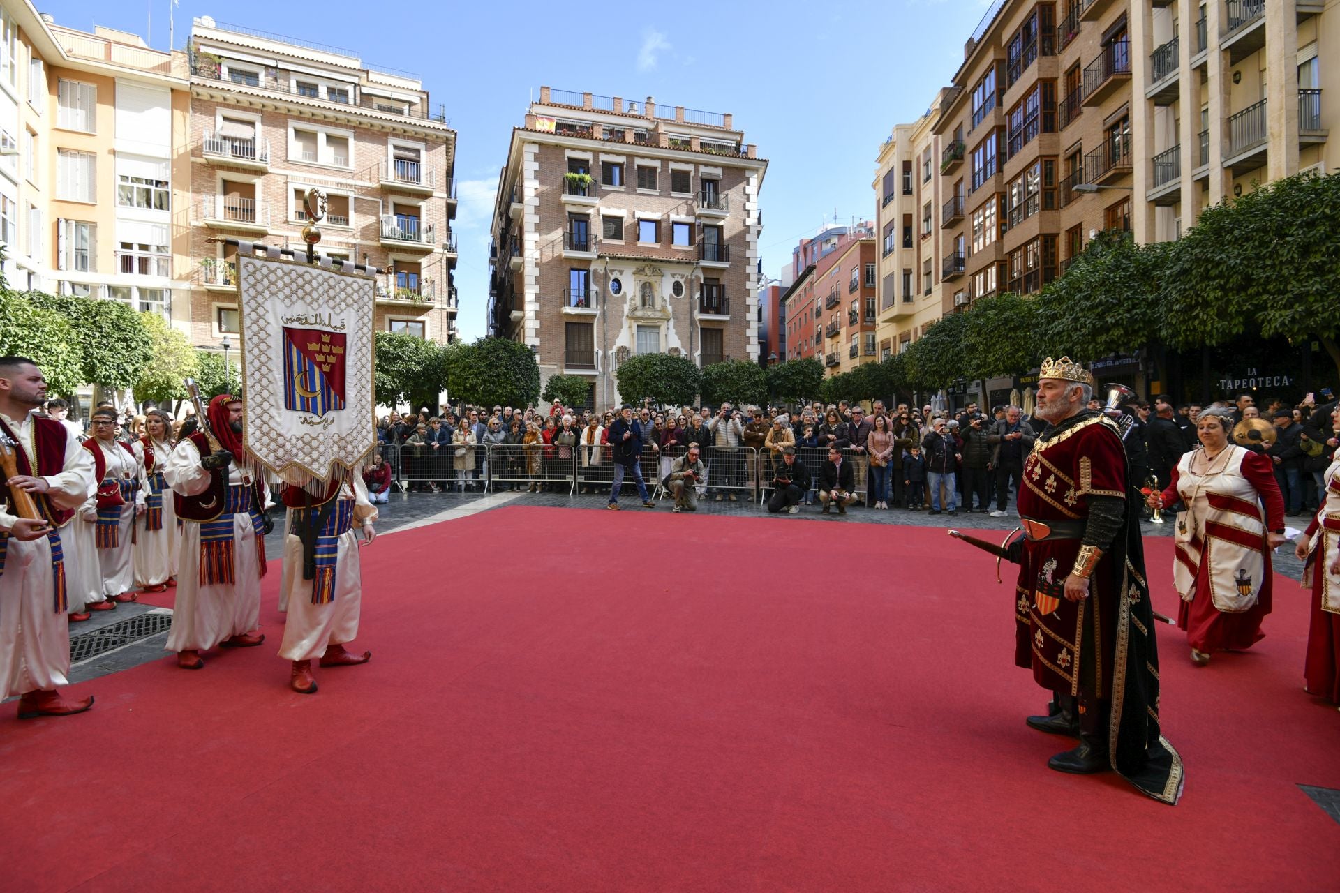 El desfile de entrada de Jaime I a Murcia, en imágenes