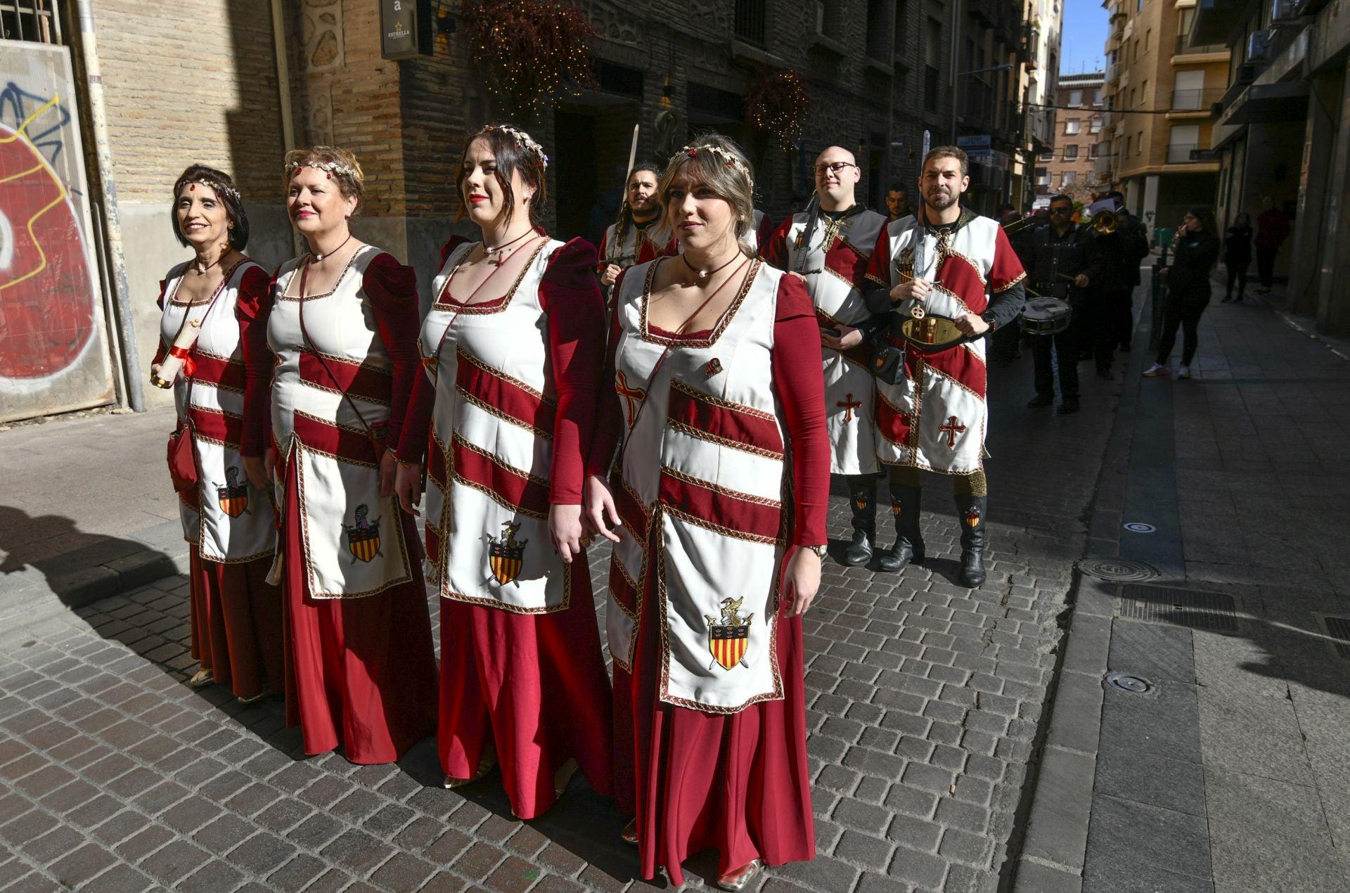 El desfile de entrada de Jaime I a Murcia, en imágenes