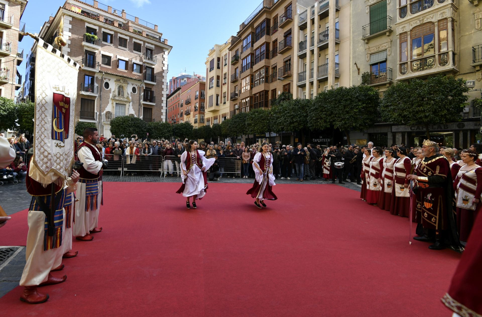 El desfile de entrada de Jaime I a Murcia, en imágenes