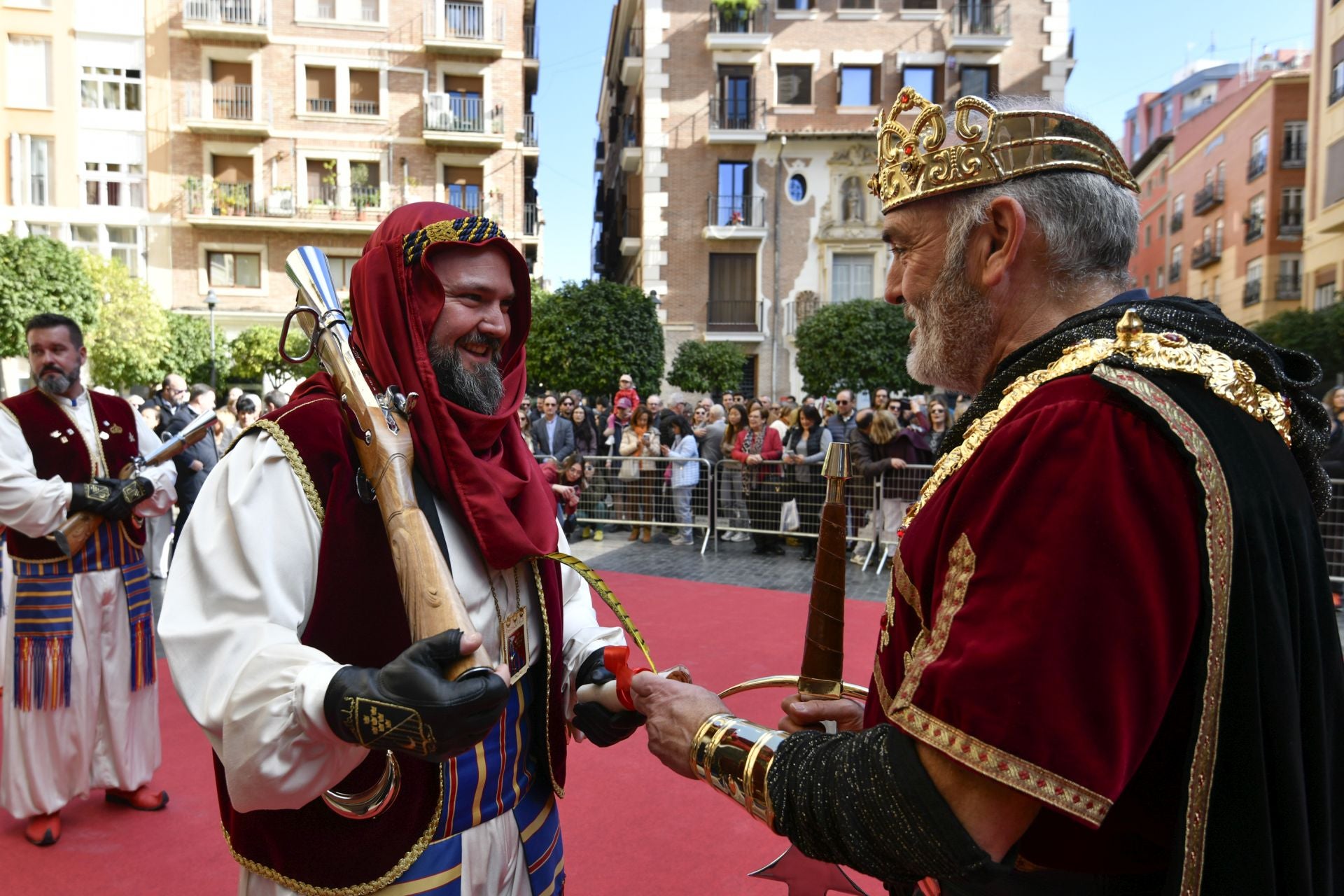 El desfile de entrada de Jaime I a Murcia, en imágenes