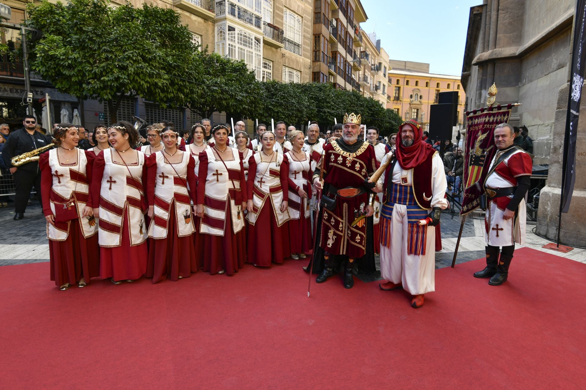 El desfile de entrada de Jaime I a Murcia, en imágenes