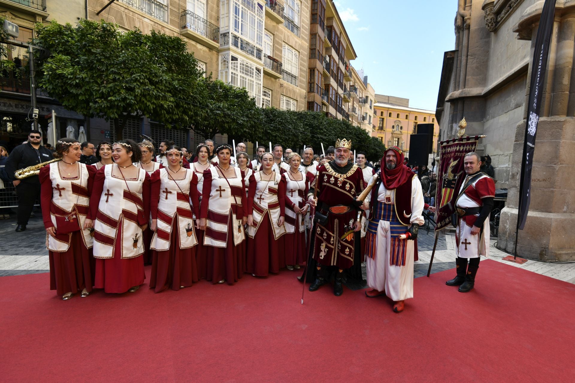 El desfile de entrada de Jaime I a Murcia, en imágenes