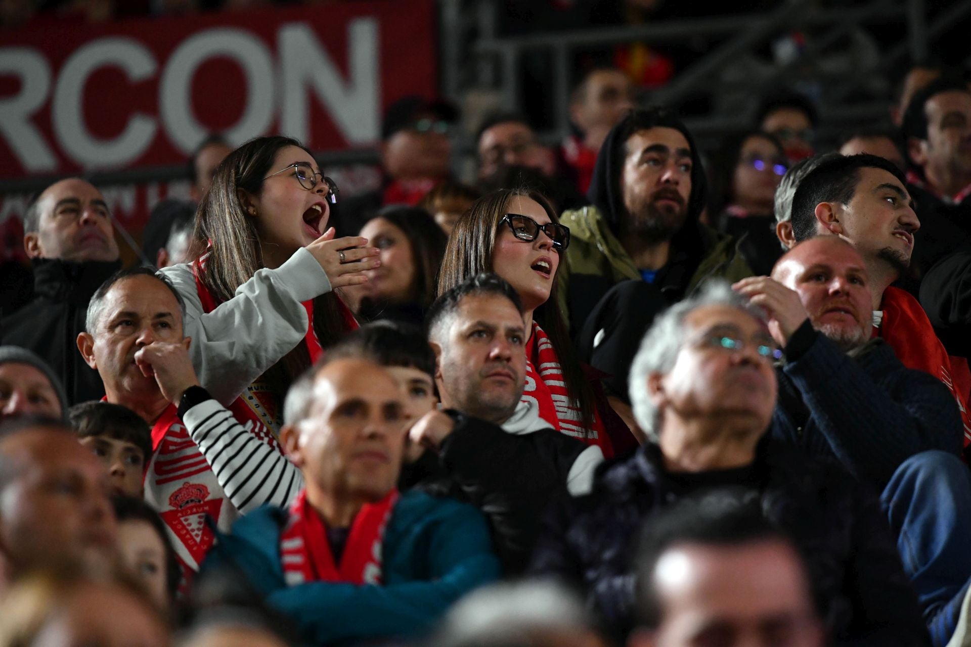 En imágenes, el partido del Real Murcia - Alcoyano