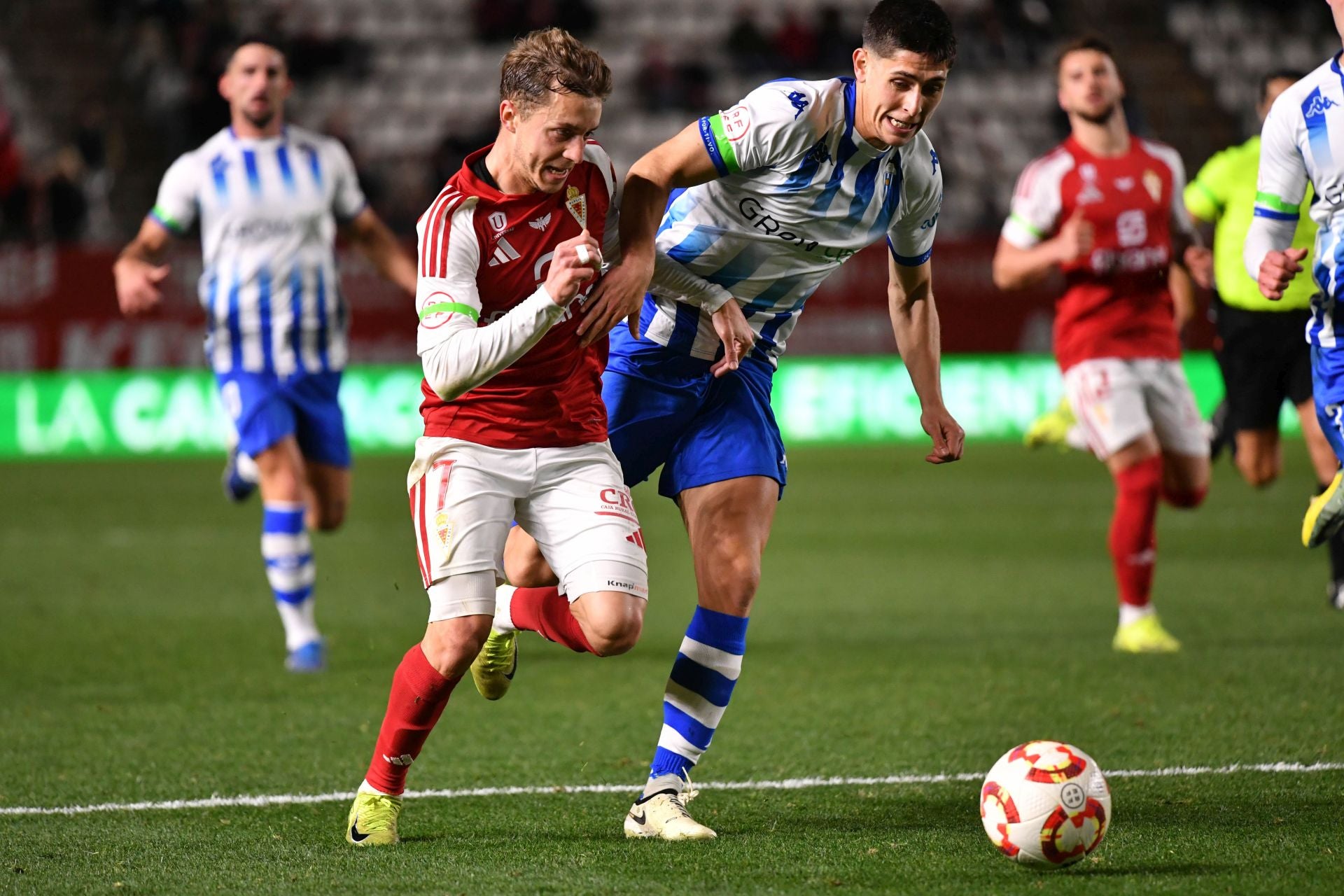 En imágenes, el partido del Real Murcia - Alcoyano