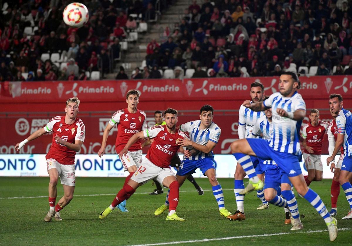 En imágenes, el partido del Real Murcia - Alcoyano