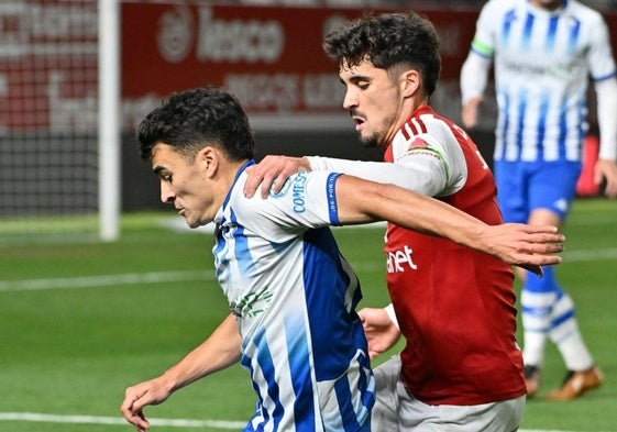 Mier, en el partido contra el Alcoyano.