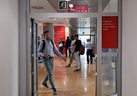 Interior de la Ciudad de la Justicia de Murcia.