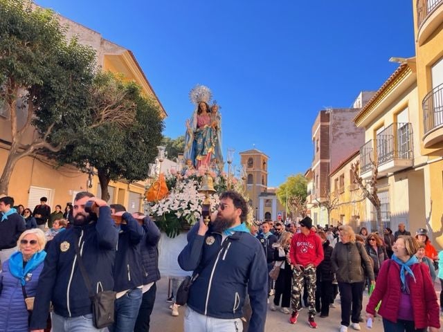 La romería de la Candelaria en Alhama, en imágenes