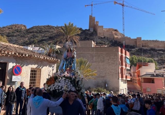 La romería de la Candelaria en Alhama, en imágenes