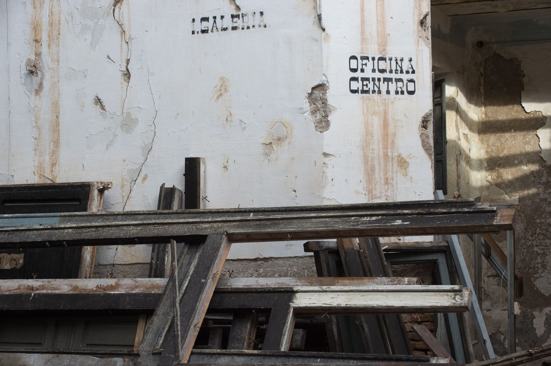 Las obras de consolidación de la estructura de la Cárcel Vieja de Murcia, en imágenes