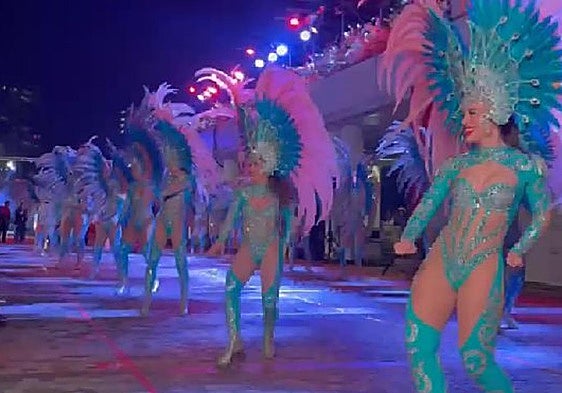 La comparsa murciana Shambala, la única agrupación española que participó en el desfile del Año Nuevo Chino en Hong Kong