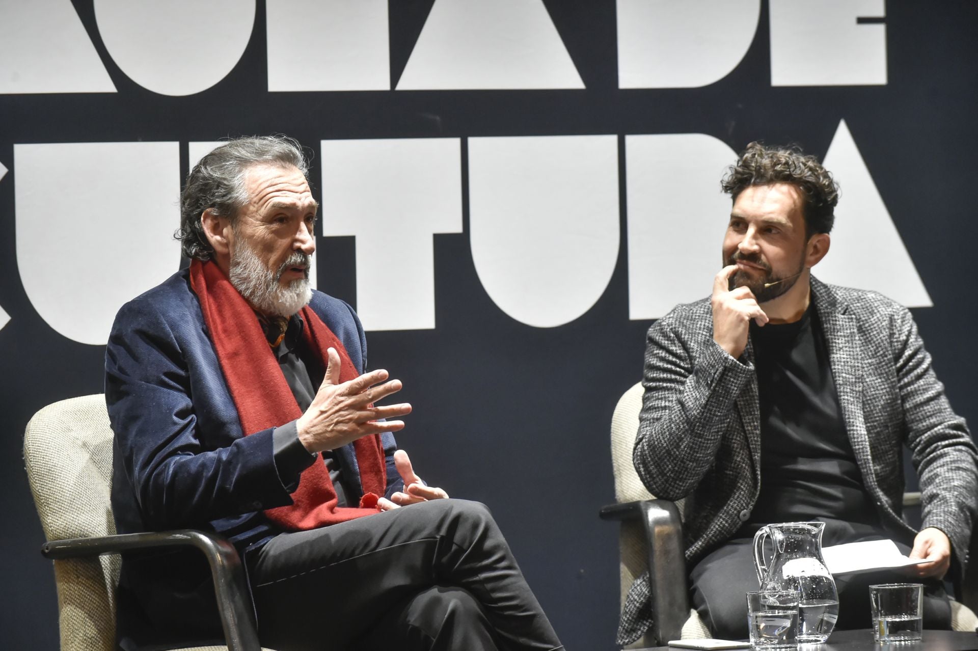 Ginés García Millán, en el Aula de Cultura de LA VERDAD