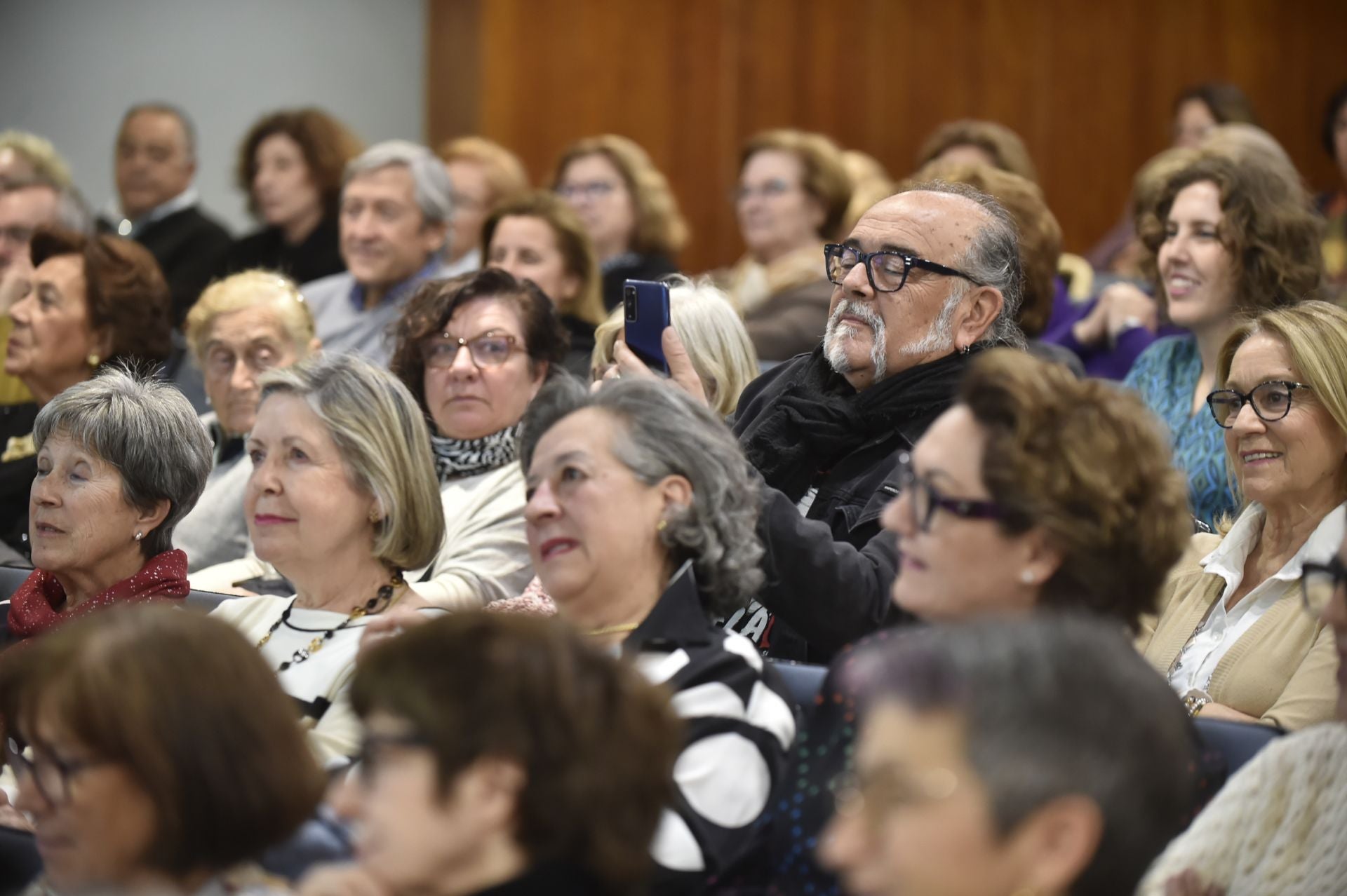 Ginés García Millán, en el Aula de Cultura de LA VERDAD