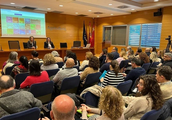 La reunión informativa sobre las ayudas de la PAC, ayer.