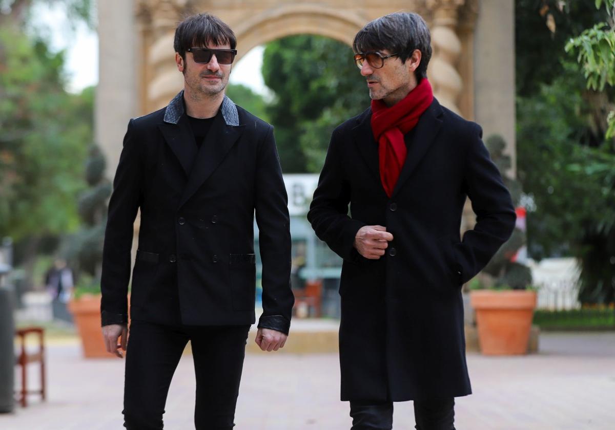 Jorge y Fran Guirao, en el Paseo del Malecón.