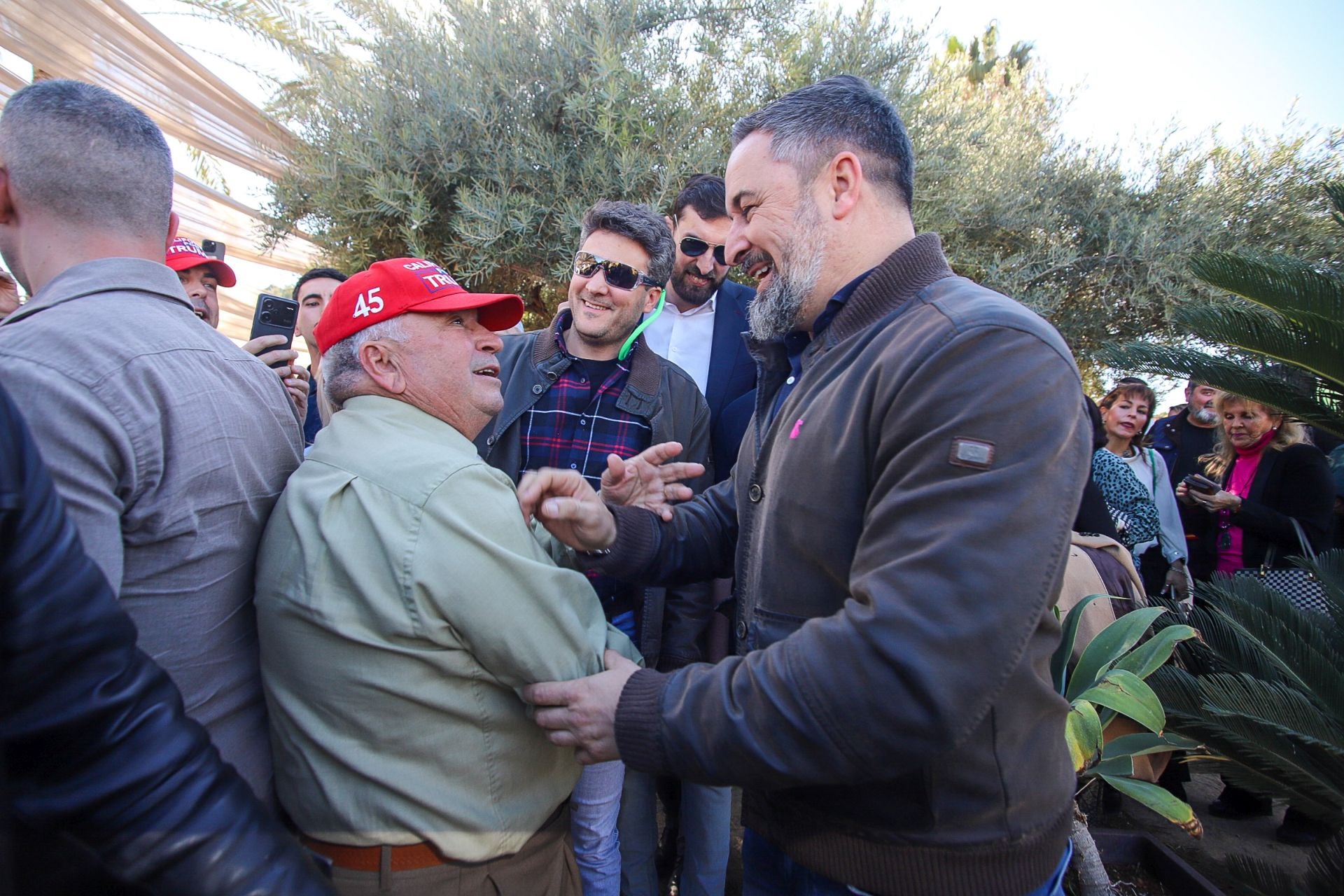 La visita de Abascal a Murcia, en imágenes