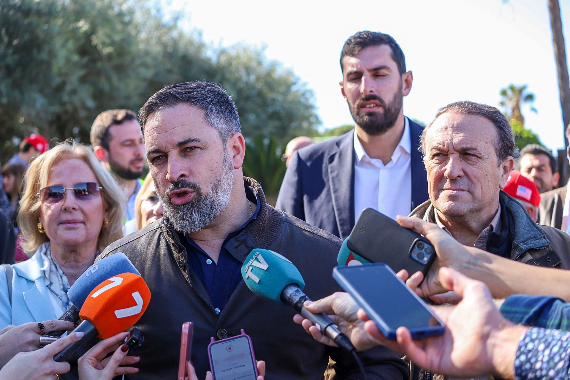 La visita de Abascal a Murcia, en imágenes