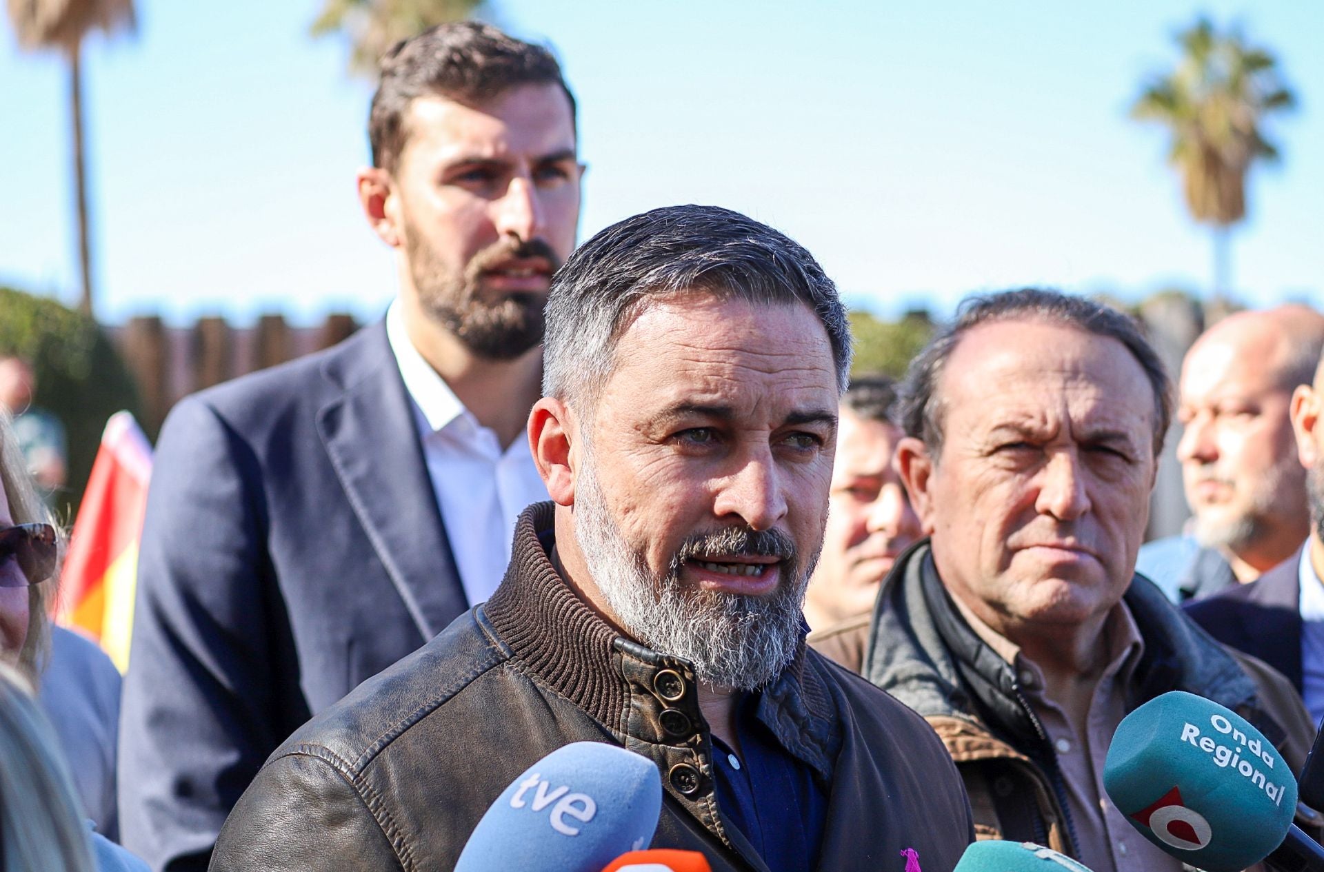 La visita de Abascal a Murcia, en imágenes