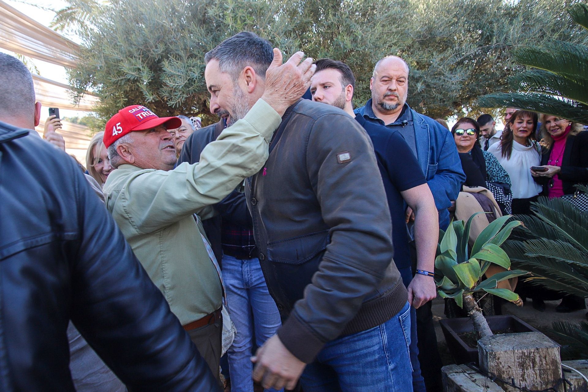 La visita de Abascal a Murcia, en imágenes