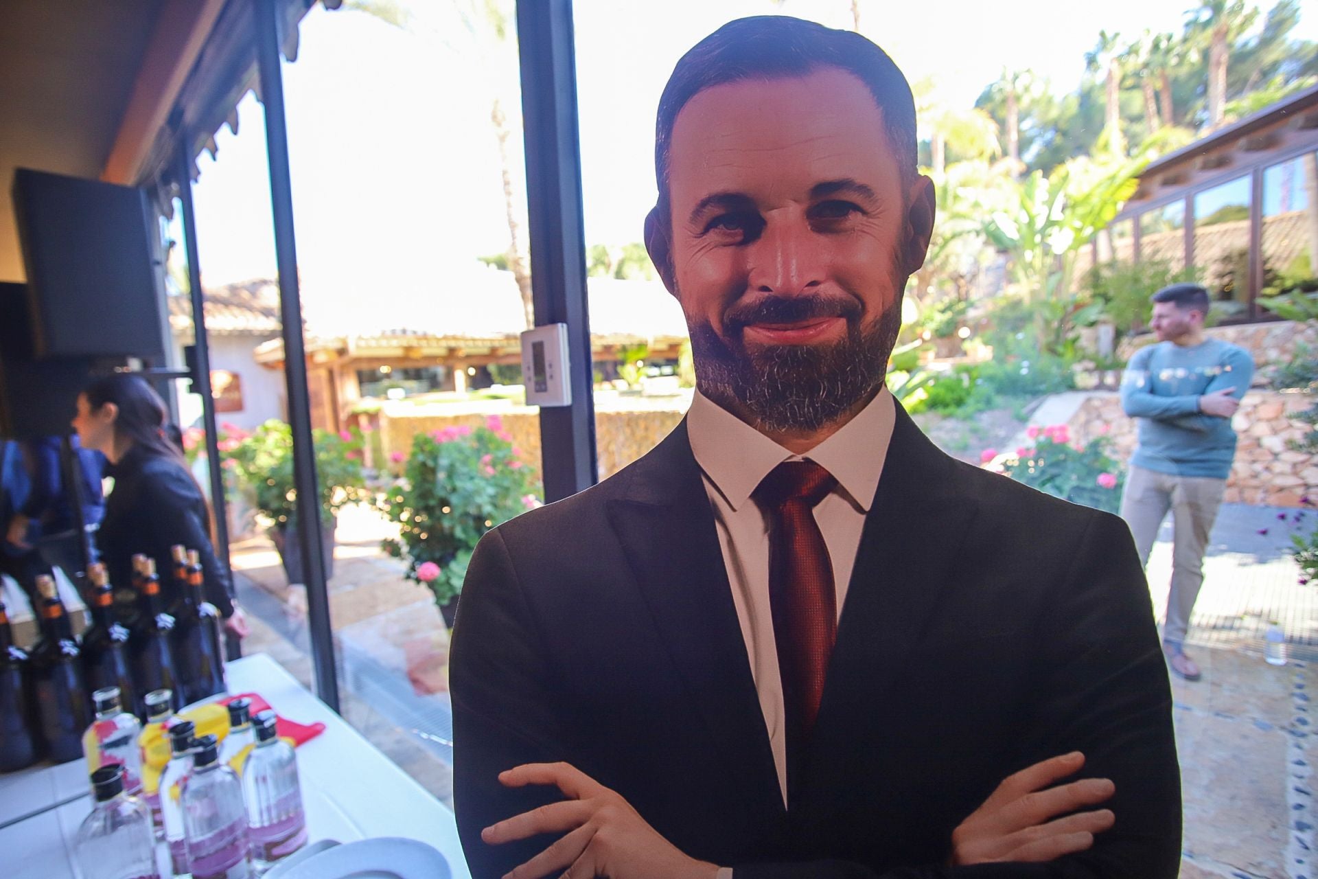 La visita de Abascal a Murcia, en imágenes