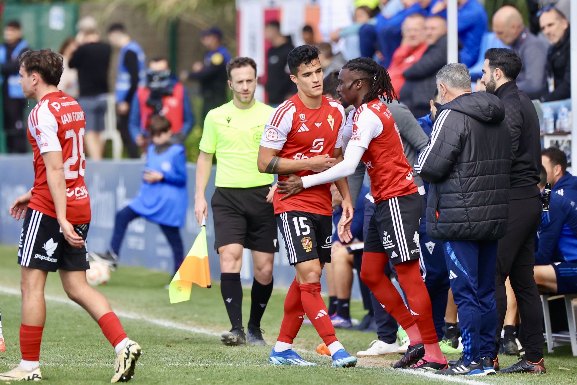 La victoria del Real Murcia frente al Marbella, en imágenes