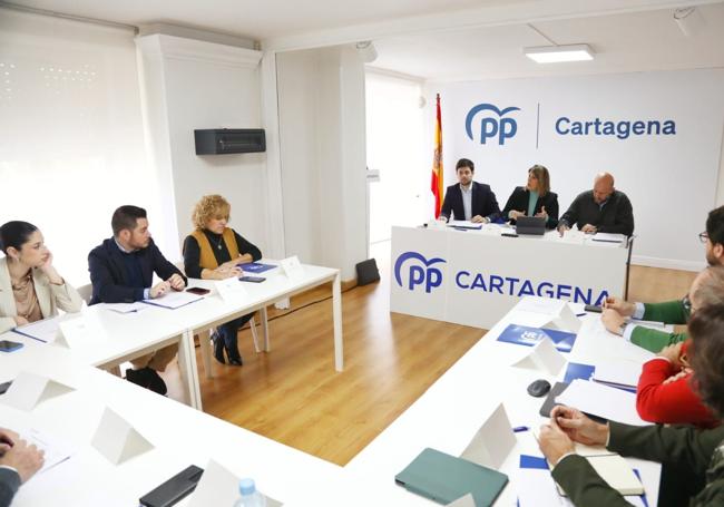 Junta directiva del PP, este lunes.