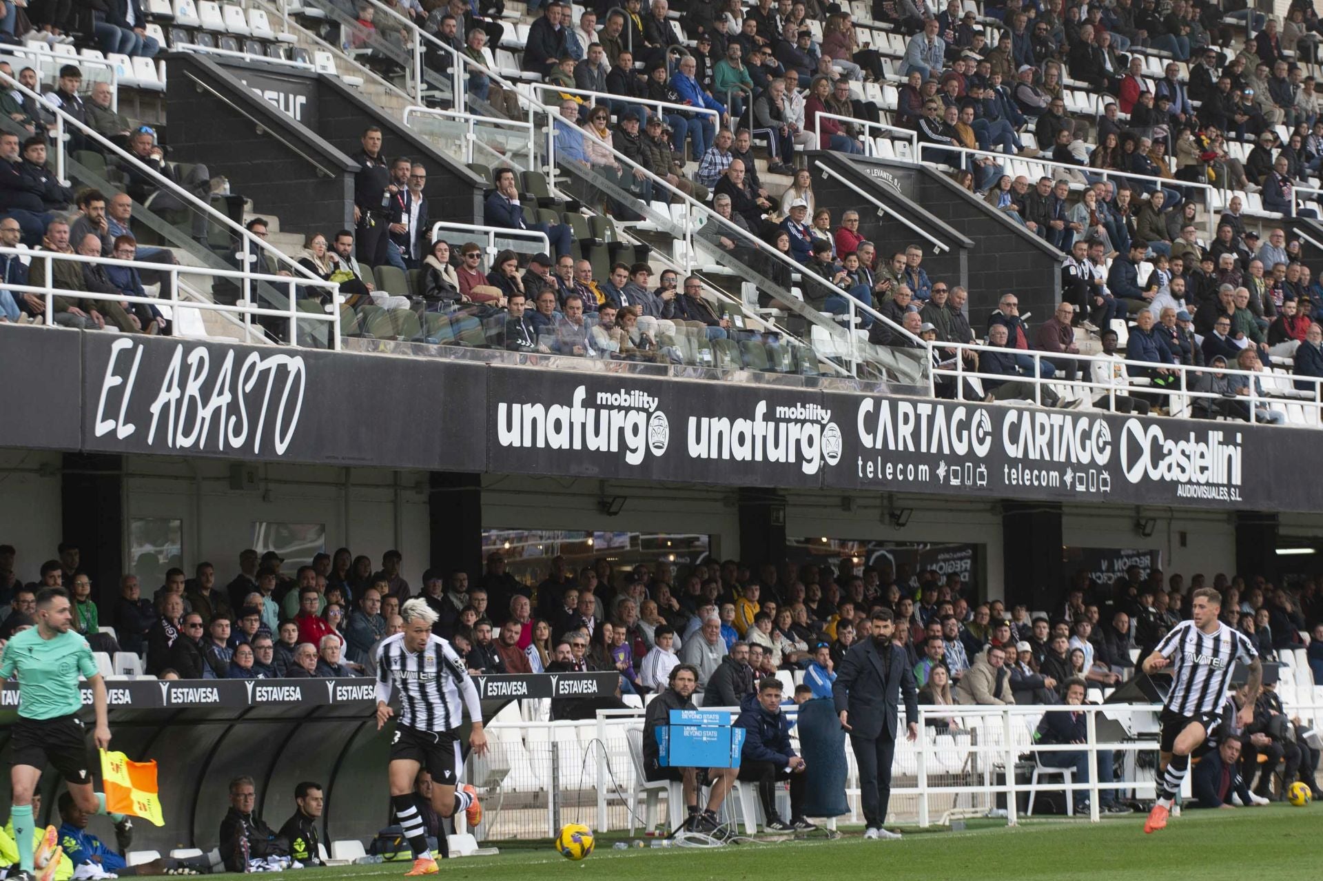 La derrota del Cartagena frente al Málaga, en imágenes