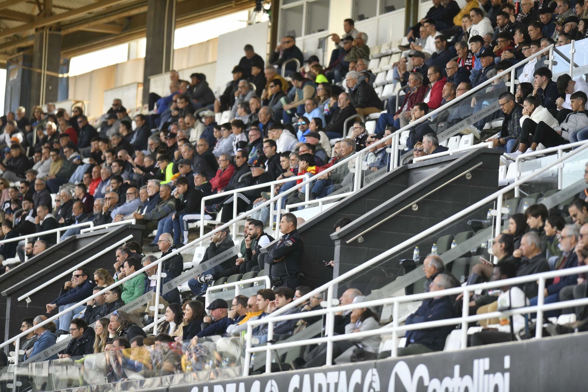 La derrota del Cartagena frente al Málaga, en imágenes