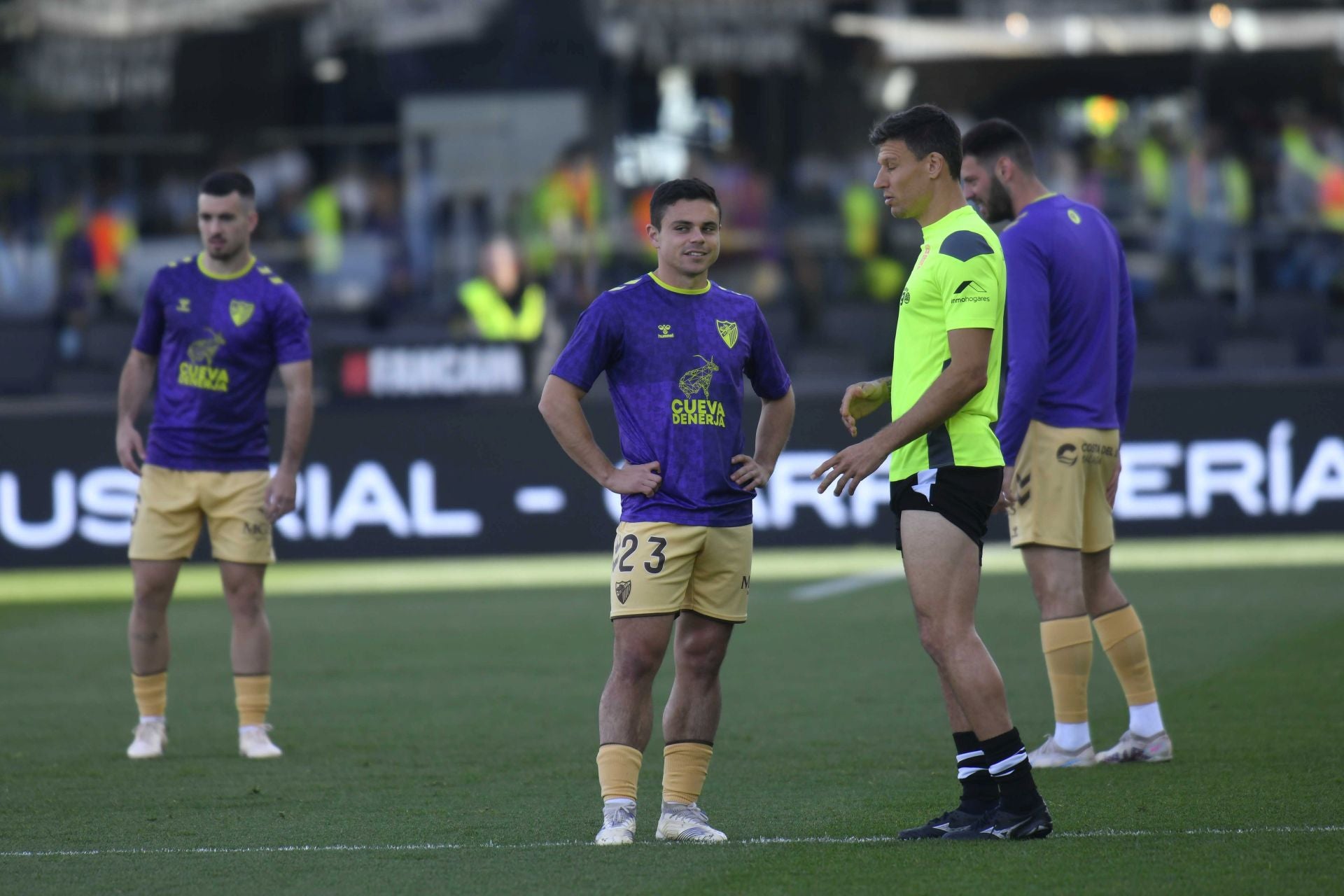 La derrota del Cartagena frente al Málaga, en imágenes