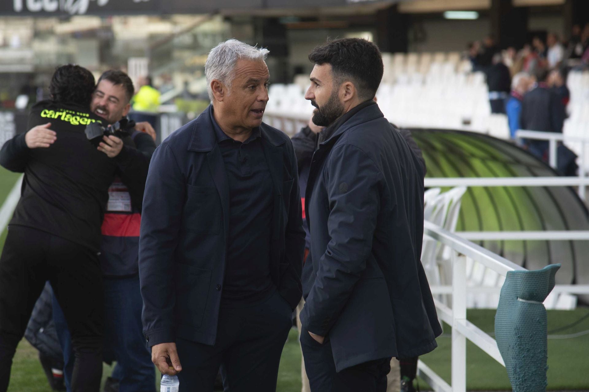 La derrota del Cartagena frente al Málaga, en imágenes