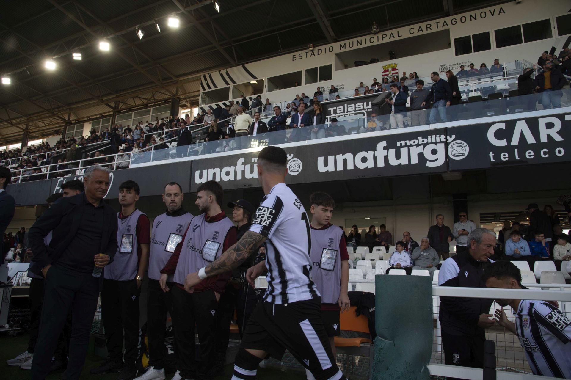 La derrota del Cartagena frente al Málaga, en imágenes