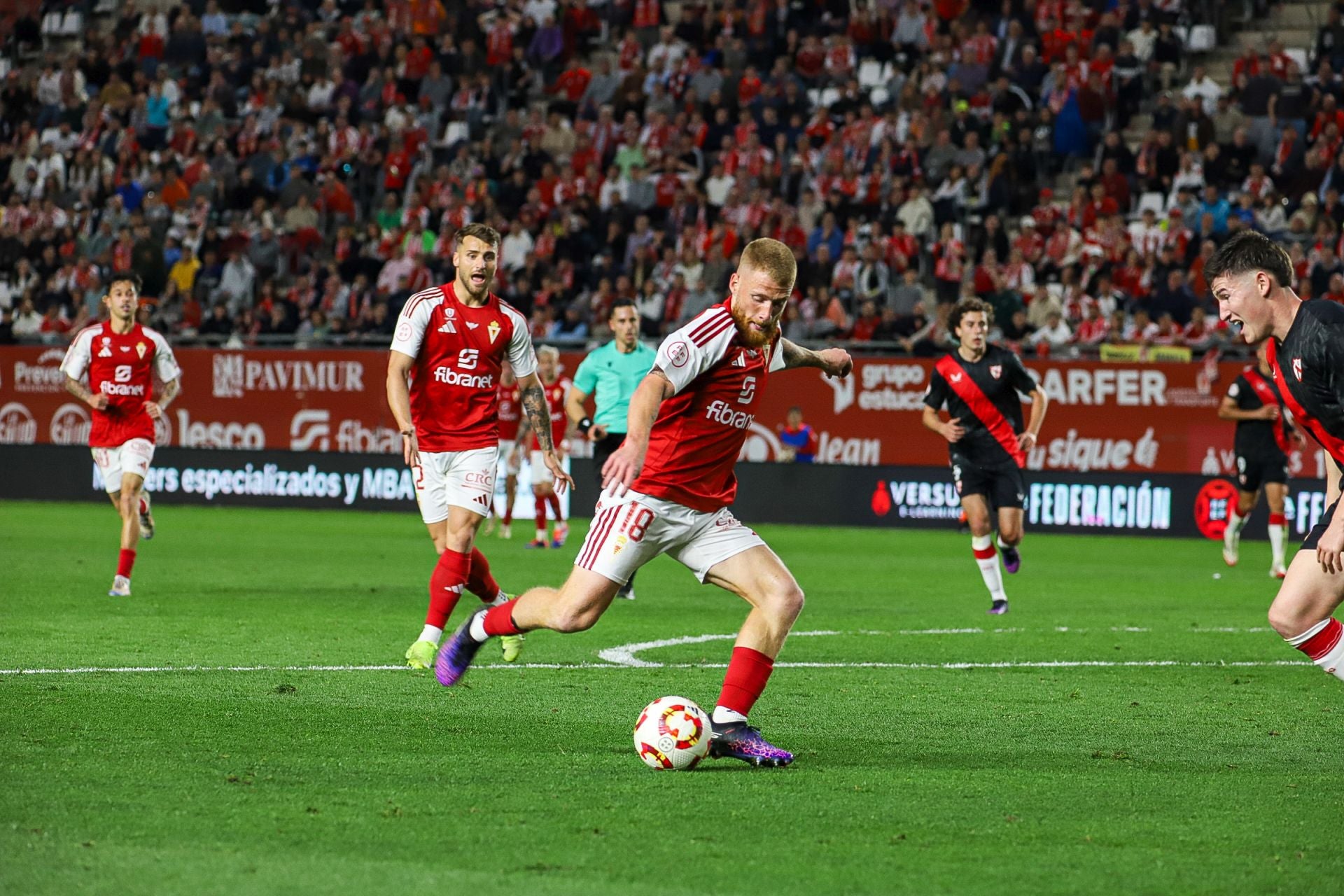 La derrota del Real Murcia frente al Sevilla Atlético, en imágenes