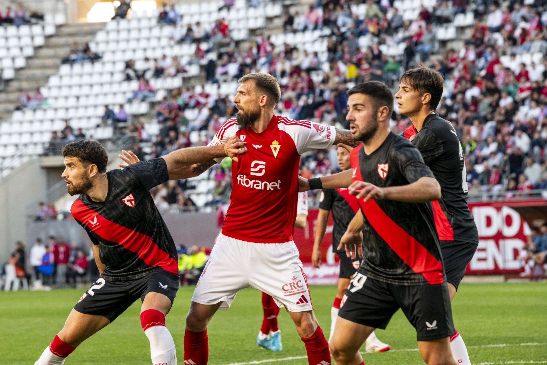 La derrota del Real Murcia frente al Sevilla Atlético, en imágenes