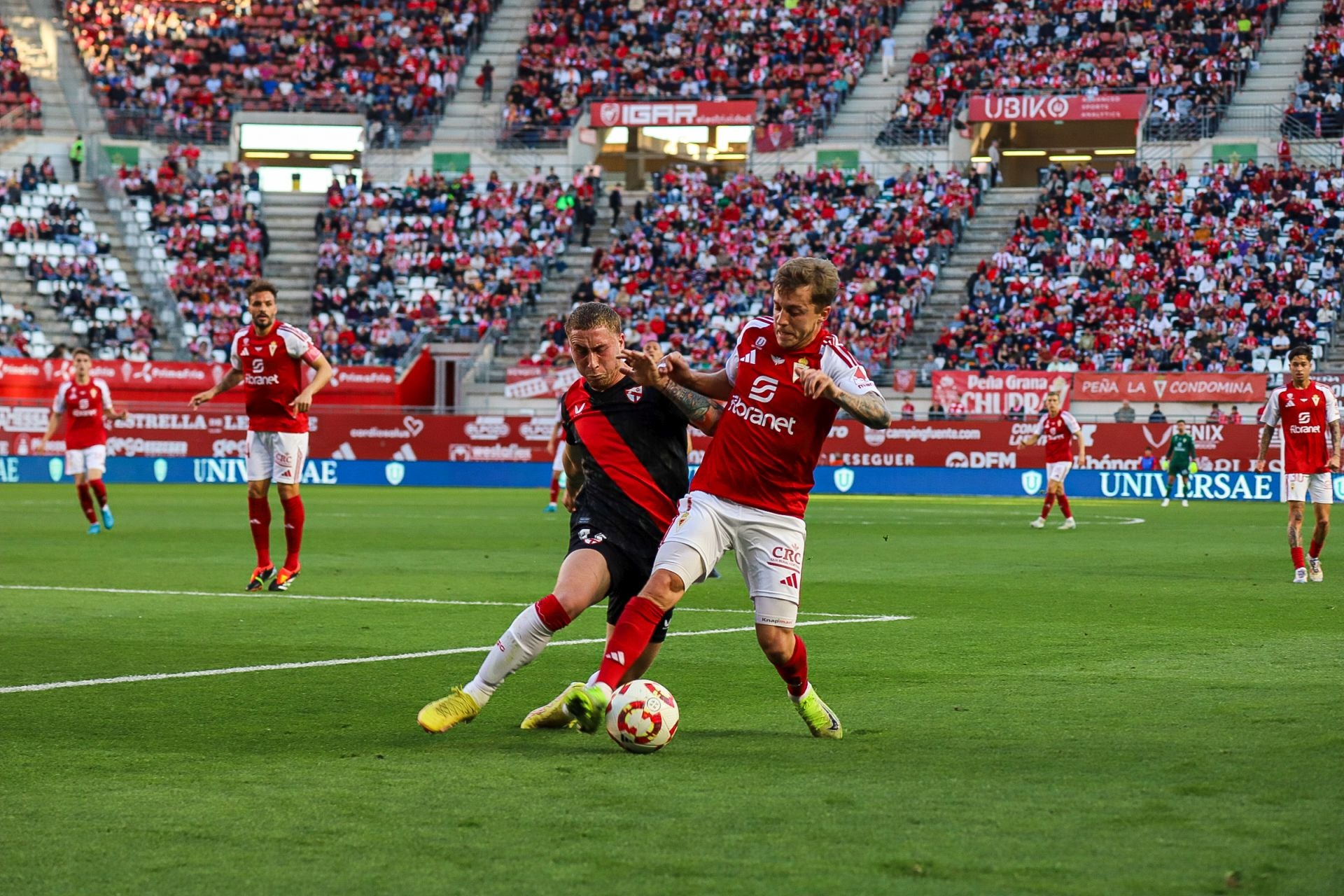 La derrota del Real Murcia frente al Sevilla Atlético, en imágenes