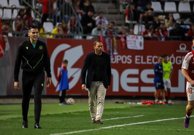 Fran Fernández, entrenador del Real Murcia.