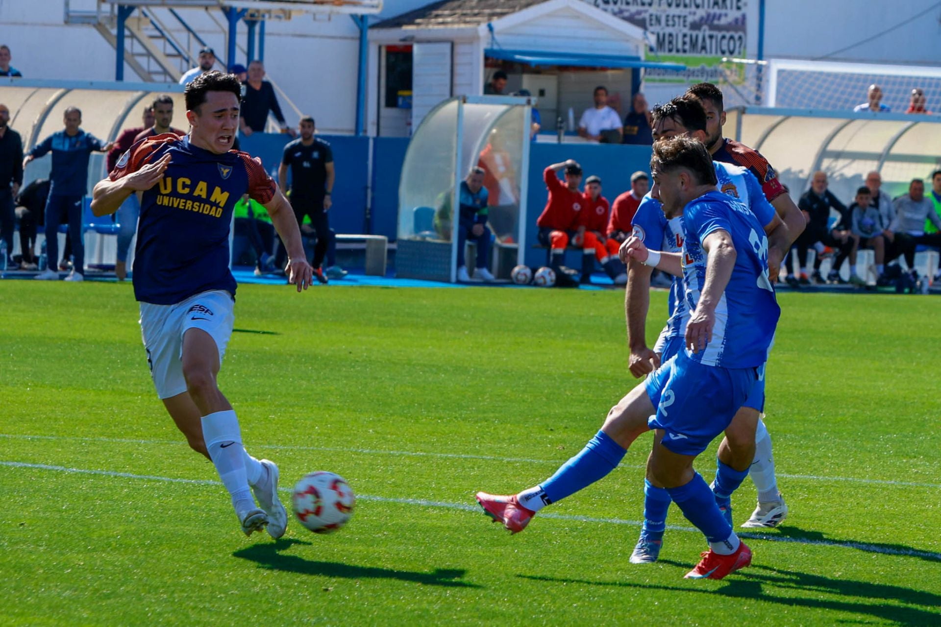 Las imágenes del Águilas-UCAM CF (2-1)