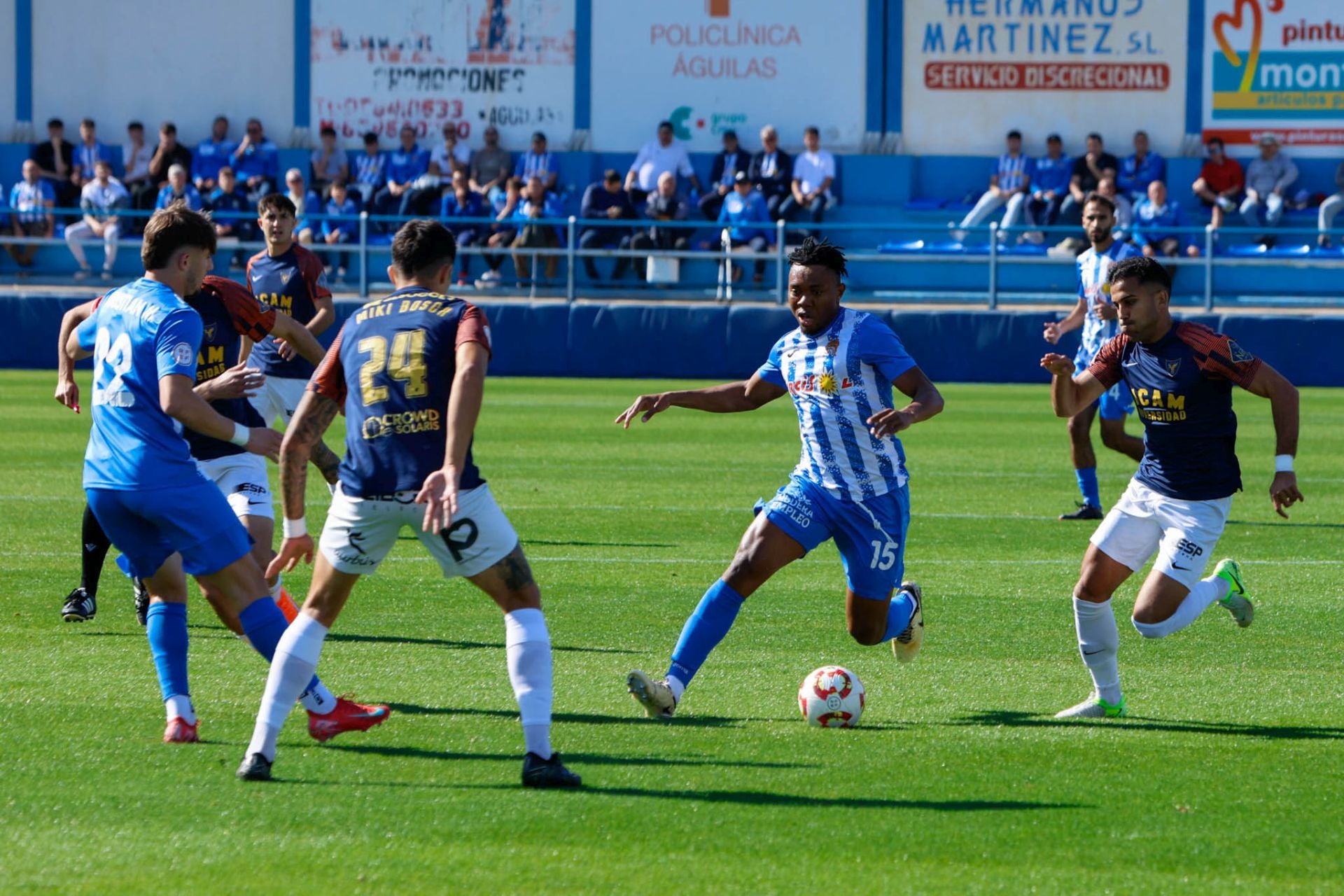 Las imágenes del Águilas-UCAM CF (2-1)