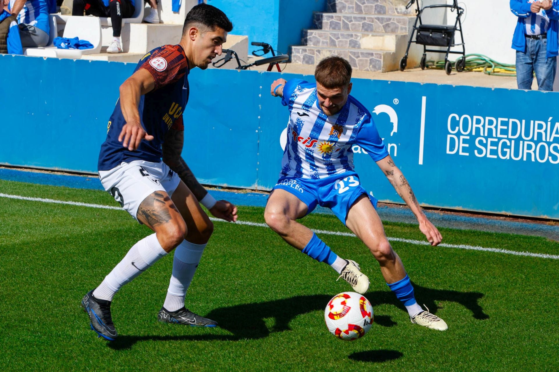 Las imágenes del Águilas-UCAM CF (2-1)