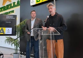 Yayo Delgado y Julián Garnés, en la presentación de La Barra.