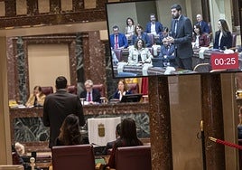 Pleno de la Asamblea Regional, este martes.