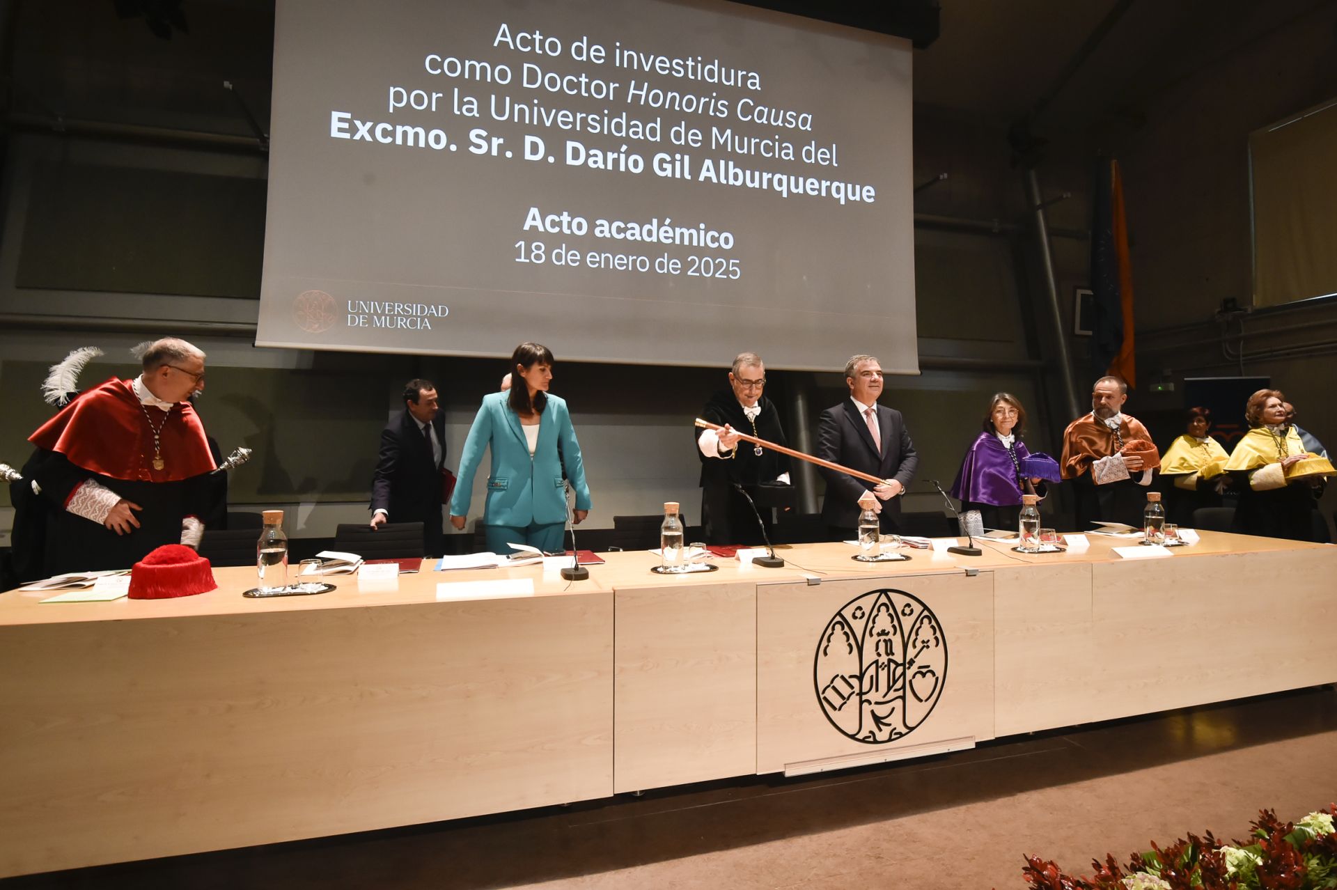 El acto de investidura de Darío Gil como doctor &#039;honoris causa&#039; de la UMU, en imágenes