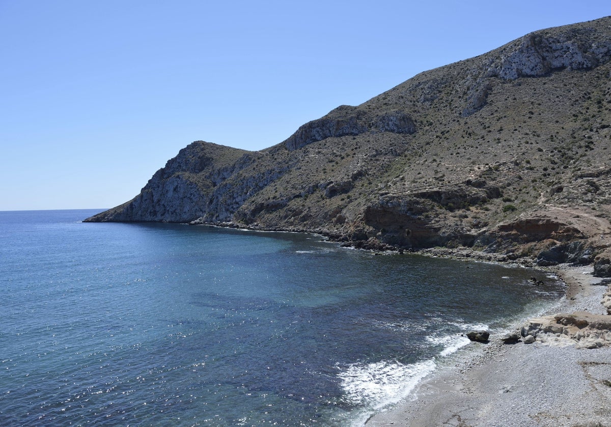 Vertiente sur de Cabo Cope, en Águilas.