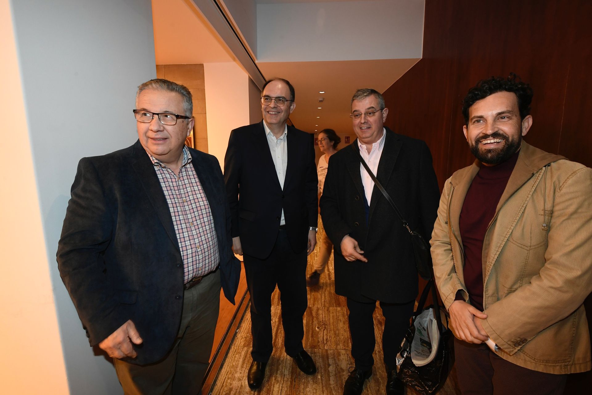 Aitor Larrabide en el Aula de Cultura de LA VERDAD, en imágenes