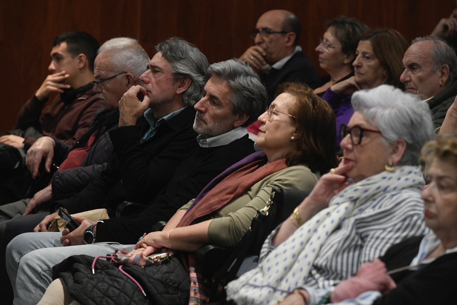 Aitor Larrabide en el Aula de Cultura de LA VERDAD, en imágenes