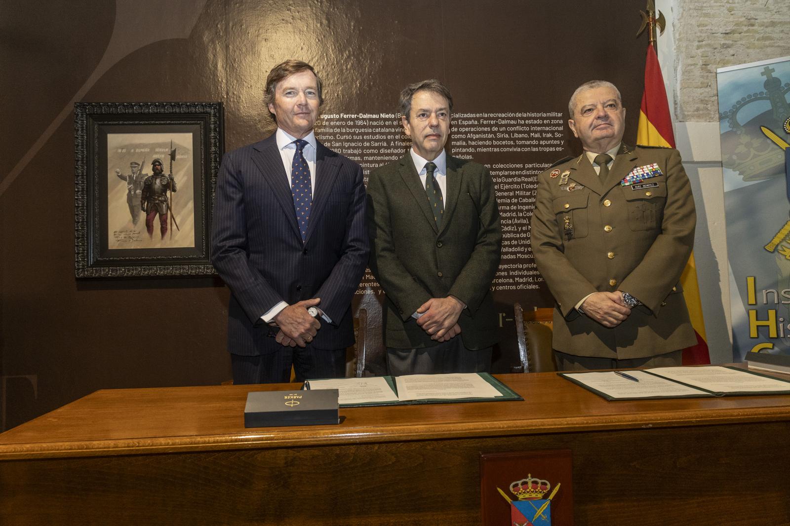 Las imágenes de la exposición de Augusto Ferrer-Dalmau en el Museo Militar de Cartagena