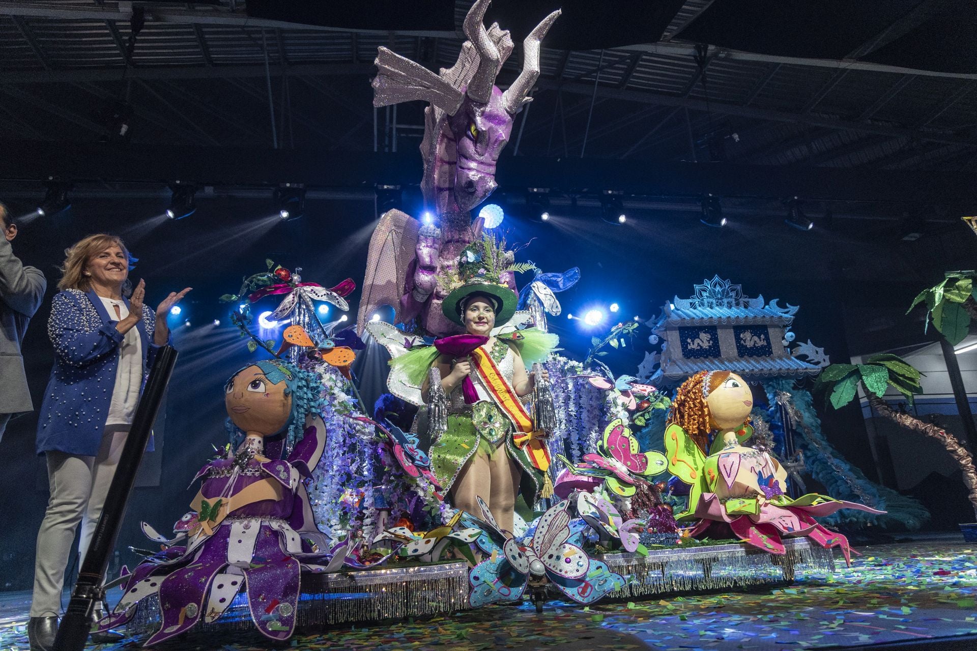 En imágenes, elección de la reina infantil del Carnaval de Cartagena