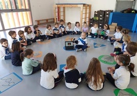 Asamblea escolar en Educación Infantil de Maristas Murcia.