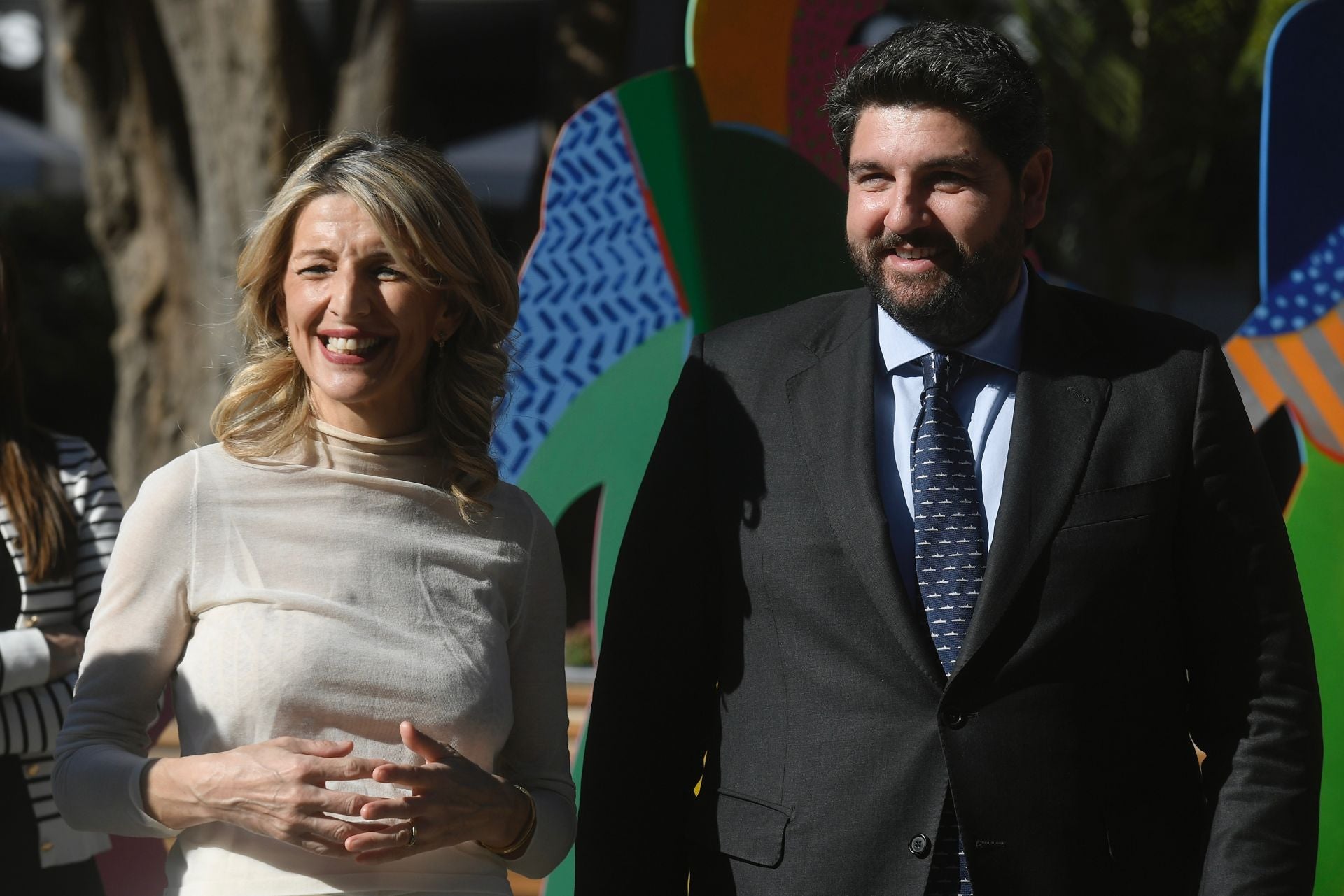 Inauguración de la obra de Cristóbal Gabarrón en la plaza de Santo Domingo de Murcia, en imágenes